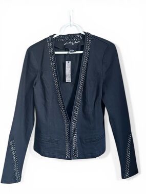 London Jeans Utility Jacket w/ Metal Detail ✨ NWT Size 8